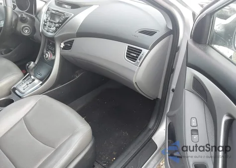 2013 Hyundai Elantra Limited from USA, damaged, VIN KMHDH4AE1DU871639